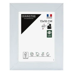 Discount Ceanothe Cadre photo karma blanc 13x18 cm Fabriqué en France
