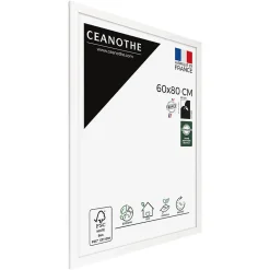 Outlet Ceanothe Cadre photo karma blanc 60x80 cm Fabriqué en France