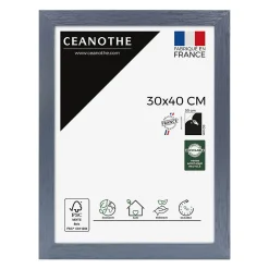 Ceanothe Cadre photo karma gris bleuté 30x40 cm Fabriqué en France* Cadre 30 X 40 Cm - A3