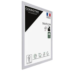 Outlet Ceanothe Cadre photo karma gris 50x70 cm Fabriqué en France
