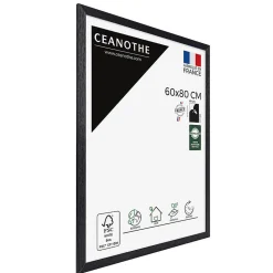 Discount Ceanothe Cadre photo karma noir 50x70 cm Fabriqué en France