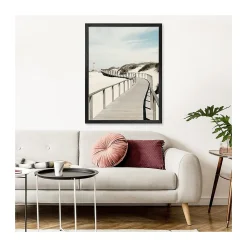 Outlet Ceanothe Cadre photo karma noir 60x80 cm Fabriqué en France