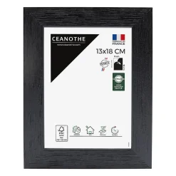 Ceanothe Cadre photo karma noir 13x18 cm Fabriqué en France* Cadre 13 X 18 Cm