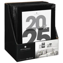 Atmosphera Créateur D'Intérieur Cadre photo Lise - bois et verre - noir - 20x25 cm - Atmosphera* Cadre