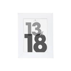 Outlet Atmosphera Créateur D'Intérieur Cadre photo Lise - bois et verre - blanc - 13x18 cm - Atmosphera