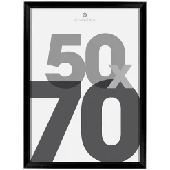 Atmosphera Créateur D'Intérieur Cadre photo Lise - verre - noir - 50x70 cm - Atmosphera* Cadre 50 X 70 Cm|Cadre