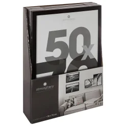 Atmosphera Créateur D'Intérieur Cadre photo Lise - verre - noir - 50x70 cm - Atmosphera* Cadre 50 X 70 Cm|Cadre