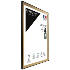 Outlet Ceanothe Cadre photo loft noir 50x70 cm Fabriqué en France