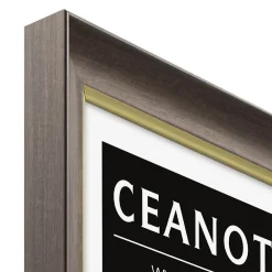 Ceanothe Cadre photo luna ébène doré 40x50 cm Fabriqué en France* Cadre 40 X 50 Cm