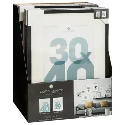 Online Atmosphera Créateur D'Intérieur Cadre photo Manu - bois et verre - noir - 30x40 cm - Atmosphera