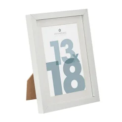 Atmosphera Créateur D'Intérieur Cadre photo Manu - bois et verre - blanc - 13x18 cm - Atmosphera* Cadre 13 X 18 Cm