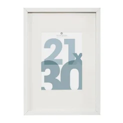 Atmosphera Créateur D'Intérieur Cadre photo Manu - bois et verre - blanc - 21x30 cm - Atmosphera