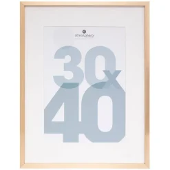 Atmosphera Créateur D'Intérieur Cadre photo Manu doré - bois 30x40 cm - Atmosphera