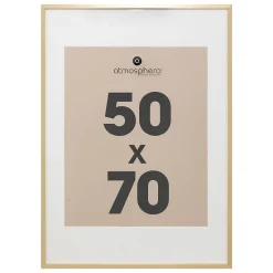 Hot Atmosphera Créateur D'Intérieur Cadre photo Manu doré 50x70cm - Atmosphera