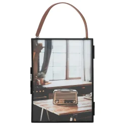 Best Atmosphera Créateur D'Intérieur Cadre photo métal Donna 13x18cm noir - Atmosphera