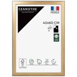 Ceanothe Cadre photo newton bois noir 40x60 cm Fabriqué en France* Cadre 40 X 60 Cm - A2