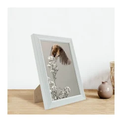 Brio Cadre photo perle gris clair 13x18 cm Fabriqué en France* Cadre 13 X 18 Cm|Cadre