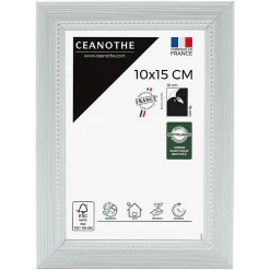 Brio Cadre photo perle gris clair 10x15 cm Fabriqué en France* Cadre 10 X 15 Cm