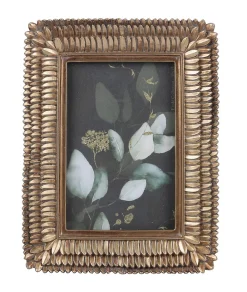 Best Emdedesign Cadre photo petite feuilles dorés l.10 x H.15 cm Emde