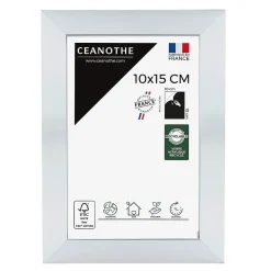 Ceanothe Cadre photo precious acier 10x15 cm Fabriqué en France* Cadre 10 X 15 Cm|Cadre
