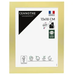 Outlet Ceanothe Cadre photo precious doré 13x18 cm Fabriqué en France