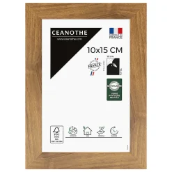 Ceanothe Cadre photo precious noyer 10x15 cm Fabriqué en France* Cadre 10 X 15 Cm