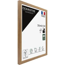 Discount Ceanothe Cadre photo precious noyer 30x40 cm Fabriqué en France