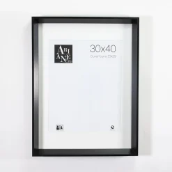 Cadre photo Roma style contemporain design noir l.30xH.40cm* Cadre 30 X 40 Cm - A3