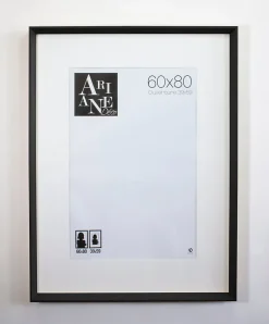 Cadre photo Roma style contemporain design noir l.60xH.80cm* Cadre 60 X 80 Cm