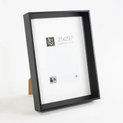 Cadre photo Roma style contemporain design noir l.21xH.29,7cm* Cadre 21 X 29,7 Cm - A4|Cadre