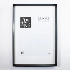 Cadre photo Roma style contemporain design noir l.50xH.70cm* Cadre 50 X 70 Cm