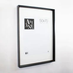 Cadre photo Roma style contemporain design noir l.50xH.70cm* Cadre 50 X 70 Cm
