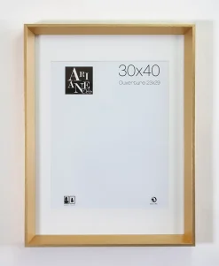 Cadre photo Roma style glamour doré l.30xH.40cm* Cadre 30 X 40 Cm - A3