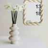 Sale Ornami Cadre photo torsadé beige écru 13 x 18 cm