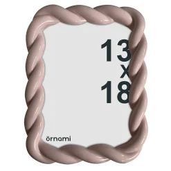 Ornami Cadre photo torsadé rose 13 x 18 cm* Cadre 13 X 18 Cm