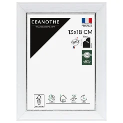 Outlet Ceanothe Cadre photo vittoria blanc 13x18 cm Fabriqué en France
