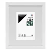 Discount Ceanothe Cadre photo wild blanc 18x24 cm avec passe-partout 10x15 cm Fabriqué en France