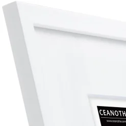 Discount Ceanothe Cadre photo wild blanc 18x24 cm avec passe-partout 10x15 cm Fabriqué en France