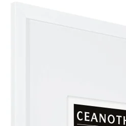 Ceanothe Cadre photo wild blanc 60x80 cm avec passe-partout 40x50 cm Fabriqué en France* Cadre 60 X 80 Cm