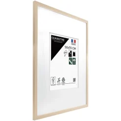 Ceanothe Cadre photo wild brut 50x70 cm avec passe-partout 30x40 cm Fabriqué en France* Cadre 50 X 70 Cm