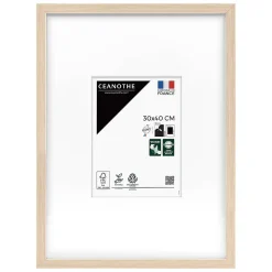 Clearance Ceanothe Cadre photo wild brut 30x40 cm avec passe-partout 15x20 cm Fabriqué en France