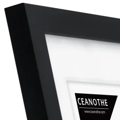 Ceanothe Cadre photo wild noir 13x18 cm avec passe-partout 9x13 cm Fabriqué en France