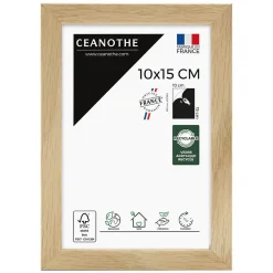 Ceanothe Cadre photo 10x15 cm chêne alba Fabriqué en France* Cadre 10 X 15 Cm