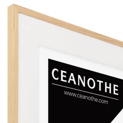 Sale Ceanothe Cadre photo 60x80 cm chêne alba avec passe-partout 50x70 cm Fabriqué en France