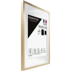 Sale Ceanothe Cadre photo 50x70 cm milan brut avec passe-partout 40x50 cm Fabriqué en France