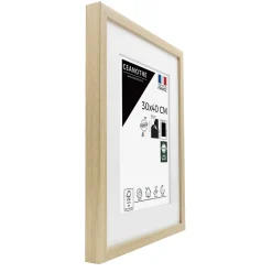 Ceanothe Cadre photo 30x40 cm milan brut avec passe-partout 20x30 cm Fabriqué en France* Cadre 30 X 40 Cm - A3