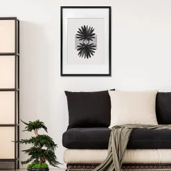 New Ceanothe Cadre photo 50x70 cm milan noir avec passe-partout 40x50 cm Fabriqué en France