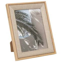 Atmosphera Créateur D'Intérieur Cadre photo Zera tissu beige 13x18cm - Atmosphera* Cadre 13 X 18 Cm