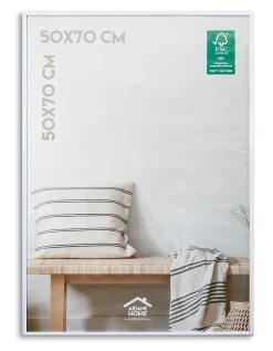 Cadre plastique gallery Ariane Home blanc l.50 x H.70 cm* Cadre 50 X 70 Cm