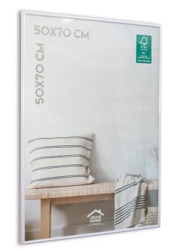 Cadre plastique gallery Ariane Home blanc l.50 x H.70 cm* Cadre 50 X 70 Cm